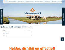 Tablet Screenshot of alblasserwaard.nl